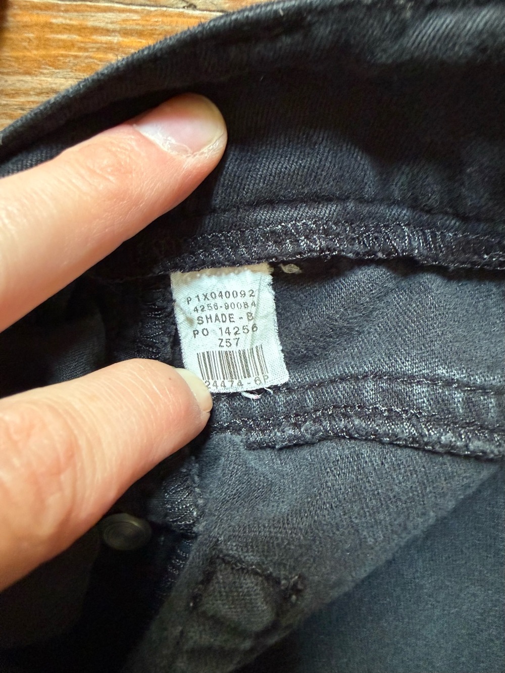 Vintage/Y2K Ralph Lauren Black Jeans - size 6 Petites - Picture 9 of 13